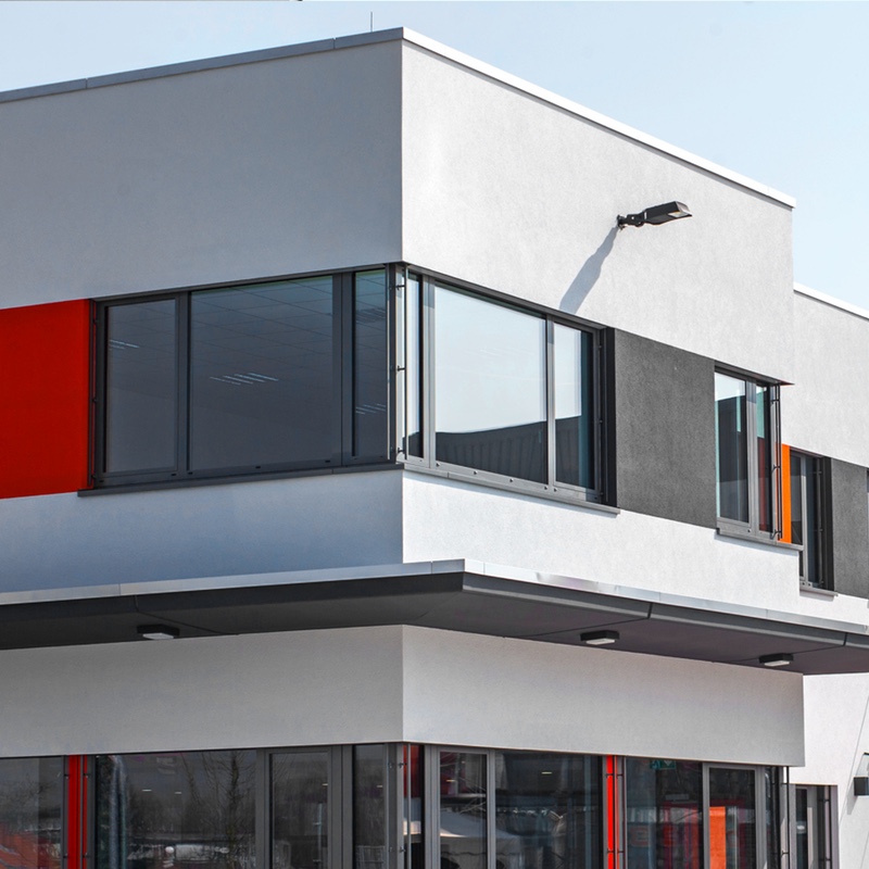 Neubau eines Fachmarktzentrums in Neuhofen