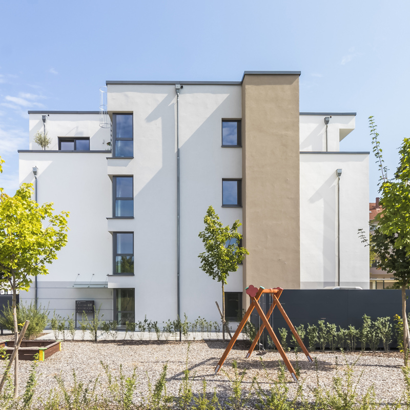 Neubau von drei Mehrfamilienwohnhäusern mit Tiefgarage in Viernheim